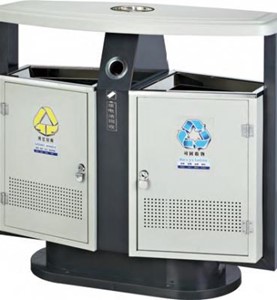 Thùng rác ngoài trời