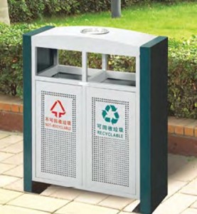 Thùng rác ngoài trời
